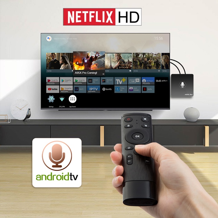 Android TV Voice Smart Box