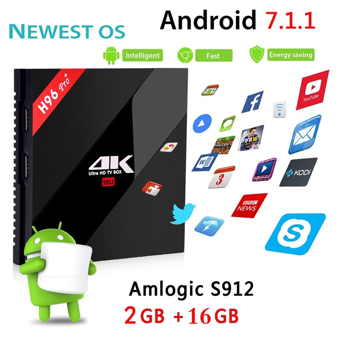 H96 PRO Plus Octa core tv box
